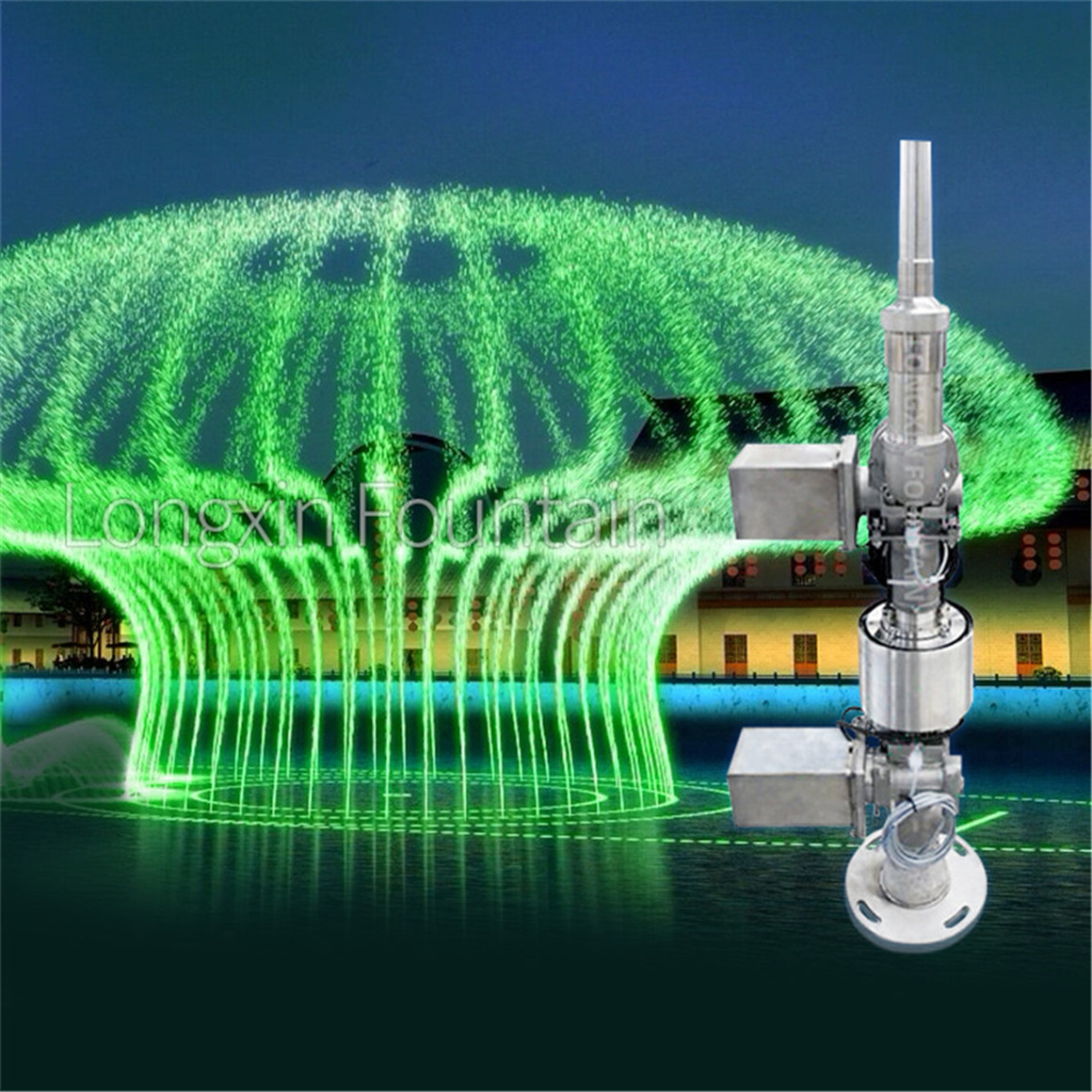 3D Swing Digital Fountain Nozzles ០៦